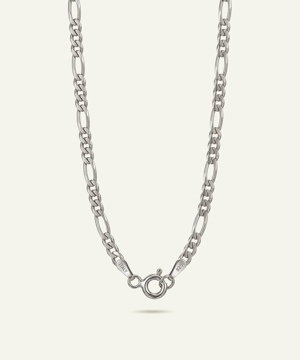 Link N Lock® Sterling Silver Figaro Chain
