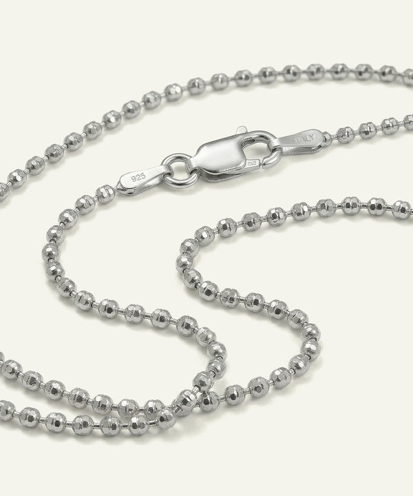 Link N Lock® Sterling Silver Beads Chain