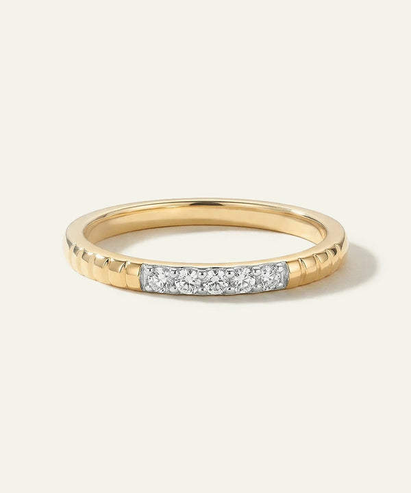 Love Spell® Lab-grown Diamond 5-stone Fashion Band - 0.25 Ct. T.W.