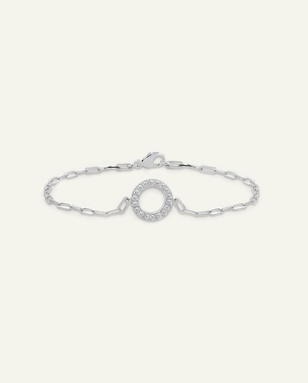 Love Spell® Lab-grown Diamond Circle Link Bracelet