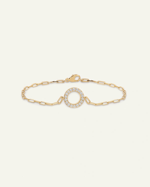 Love Spell® Lab-grown Diamond Circle Link Bracelet