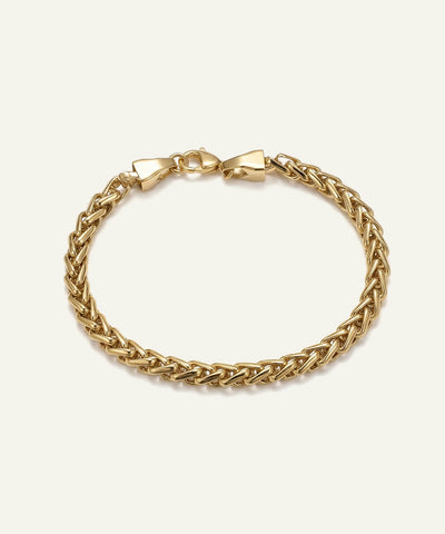 Link N LockÂ® Men's Wheat Chain Bracelet