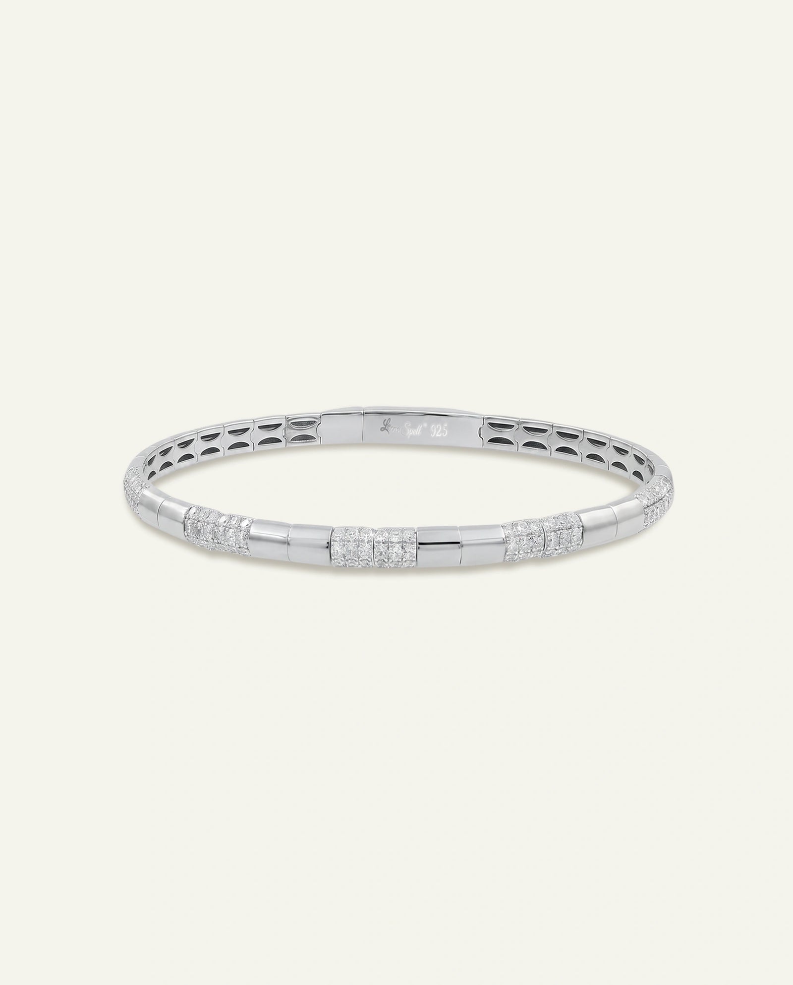 Love Spell® Lab-grown Diamond Pavé Segmented Bangle