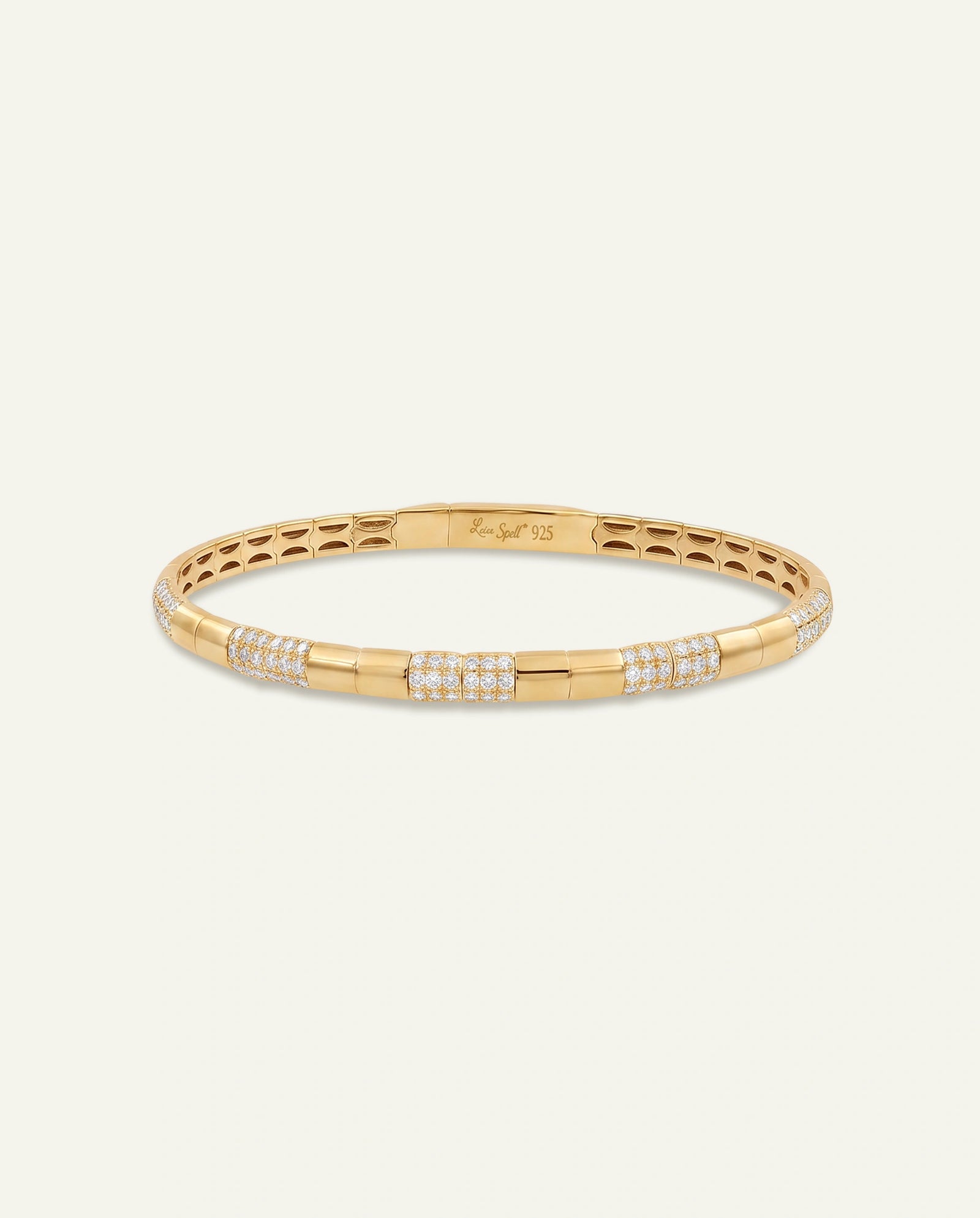 Love Spell® Lab-grown Diamond Pavé Segmented Bangle