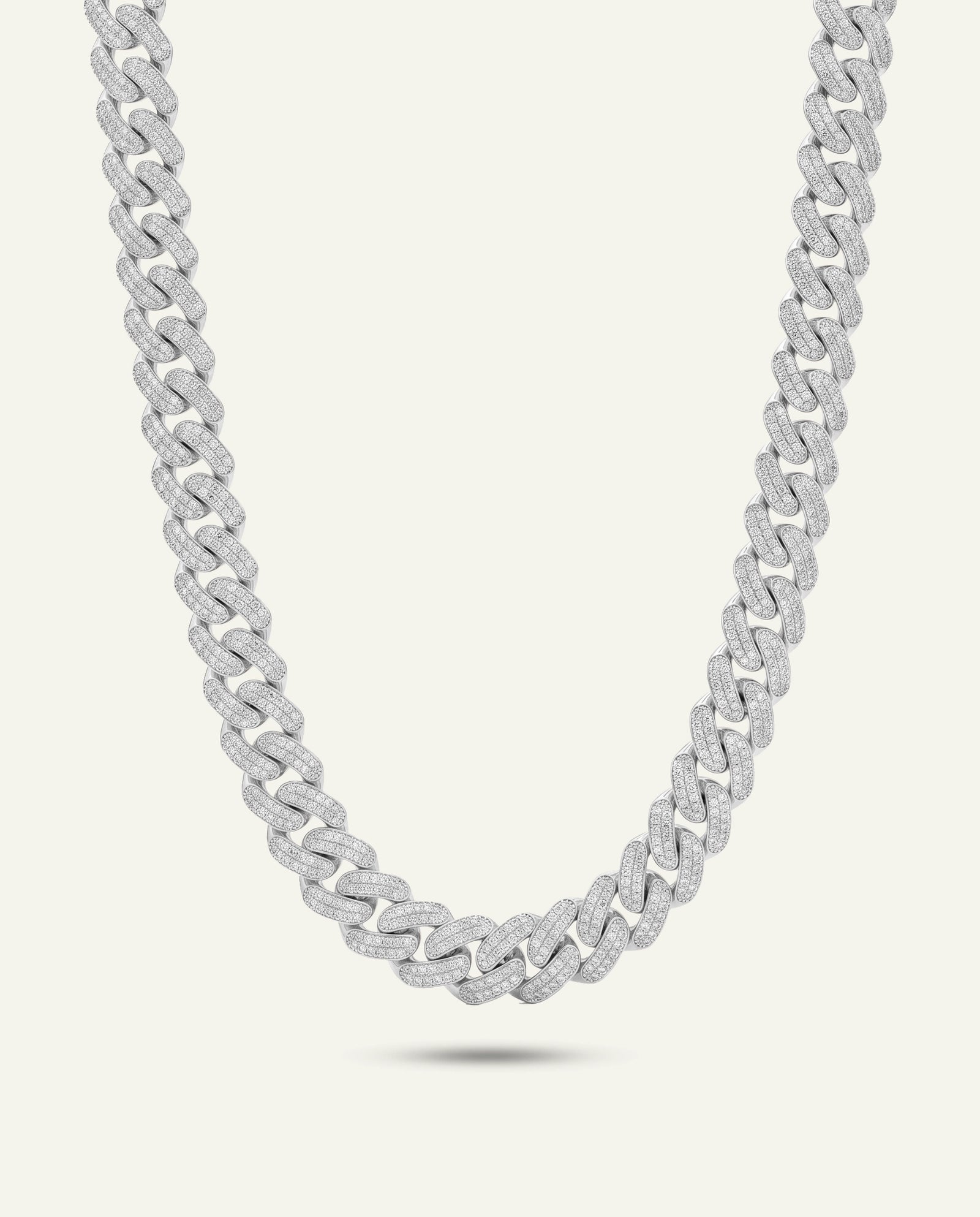 Link N Lock® Lab-grown Diamond Cuban Link Necklace