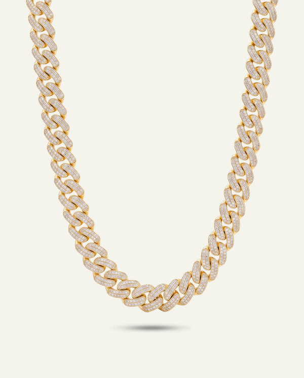 Link N Lock® Lab-grown Diamond Cuban Link Necklace