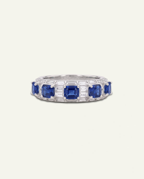 Aanika V. Sapphire & Diamond Band