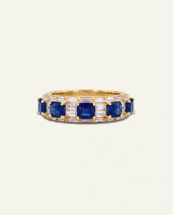 Aanika V. Sapphire & Diamond Band