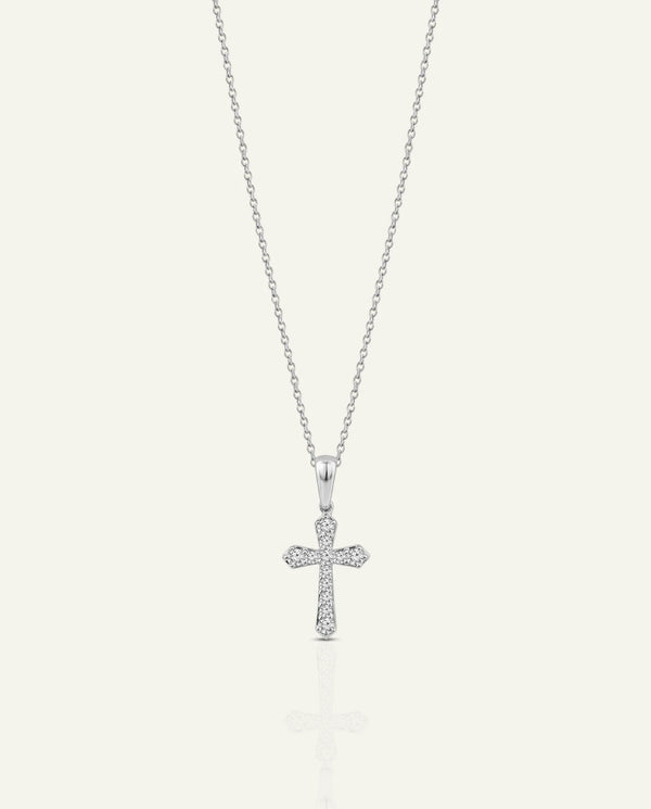 Novello Lab-grown Diamond Cross Pendant