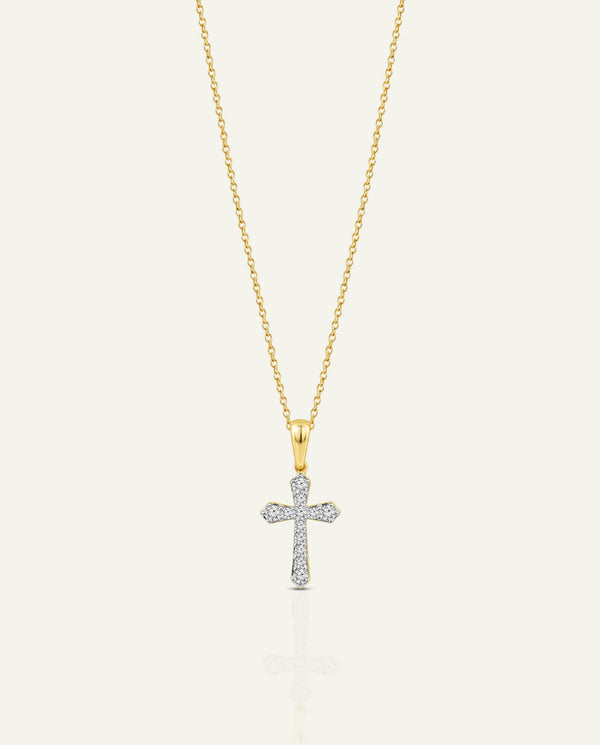 Novello Lab-grown Diamond Cross Pendant