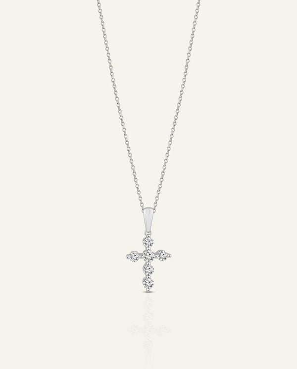 Bella by Ovani® Lab-grown Diamond Cross Pendant
