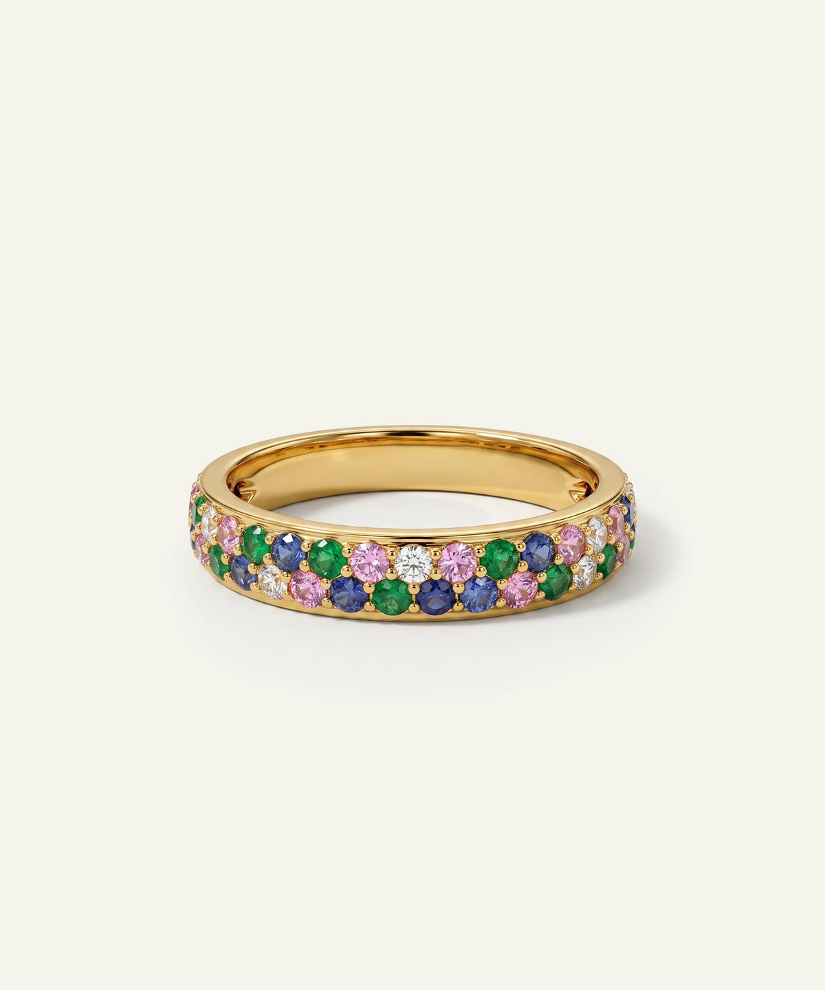 Aanika V® natural ruby & diamond band at Valliani Jewelers