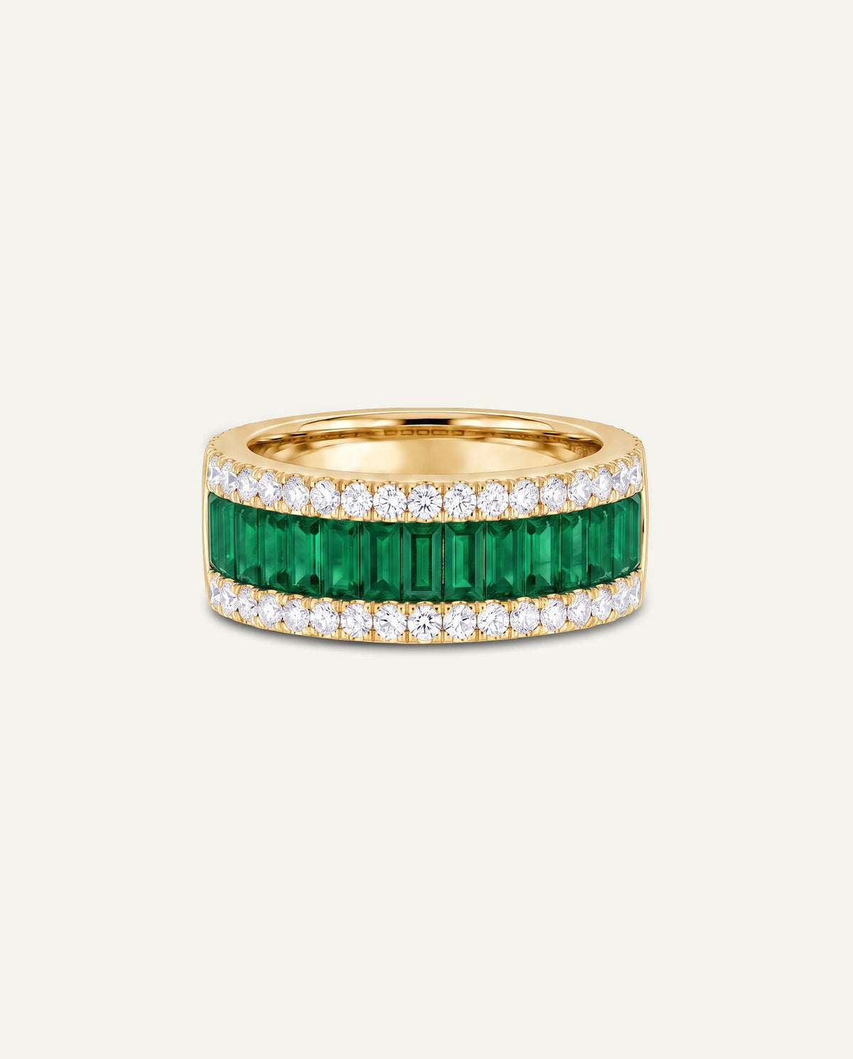 Aanika V. Emerald & Diamond Band