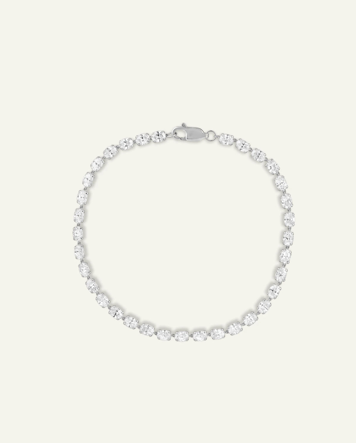 Bella by Ovani® Lab-grown Diamond Oval Tennis Bracelet
