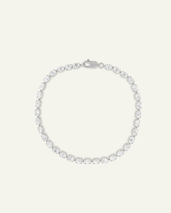 Bella by Ovani® Lab-grown Diamond Oval Tennis Bracelet