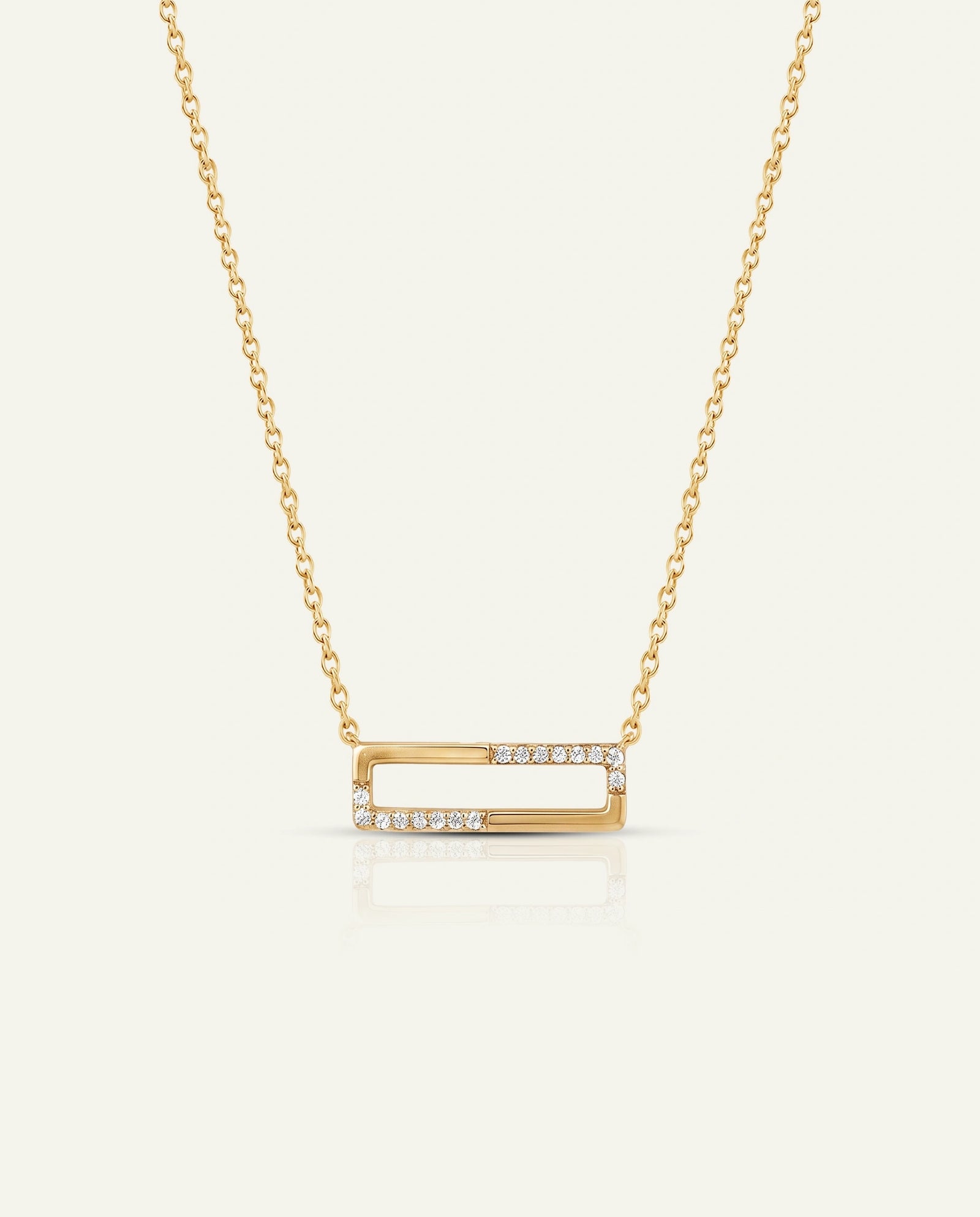 Bella By Ovani® Lab-Grown Diamond Bar Necklace