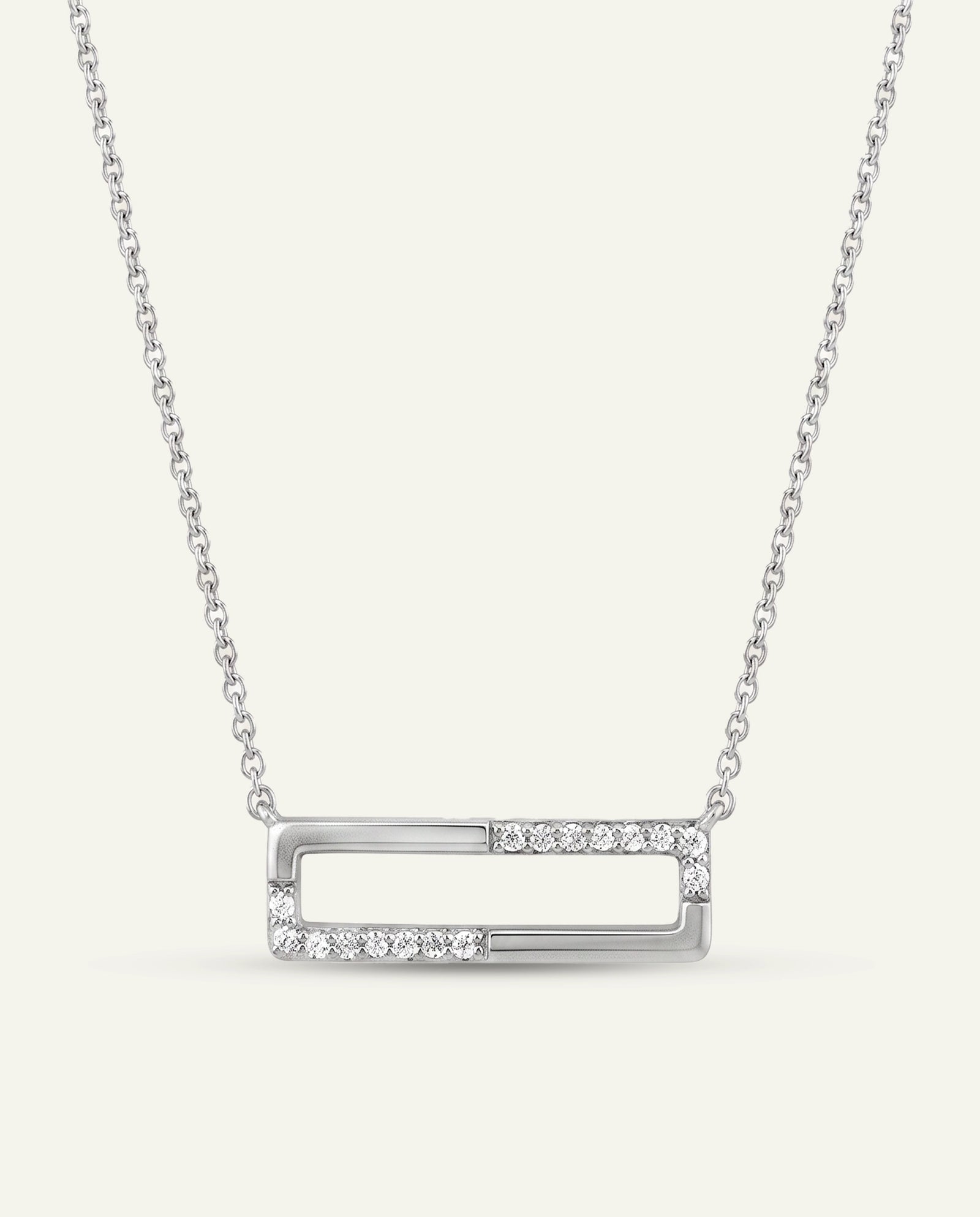 Bella By Ovani® Lab-Grown Diamond Bar Necklace