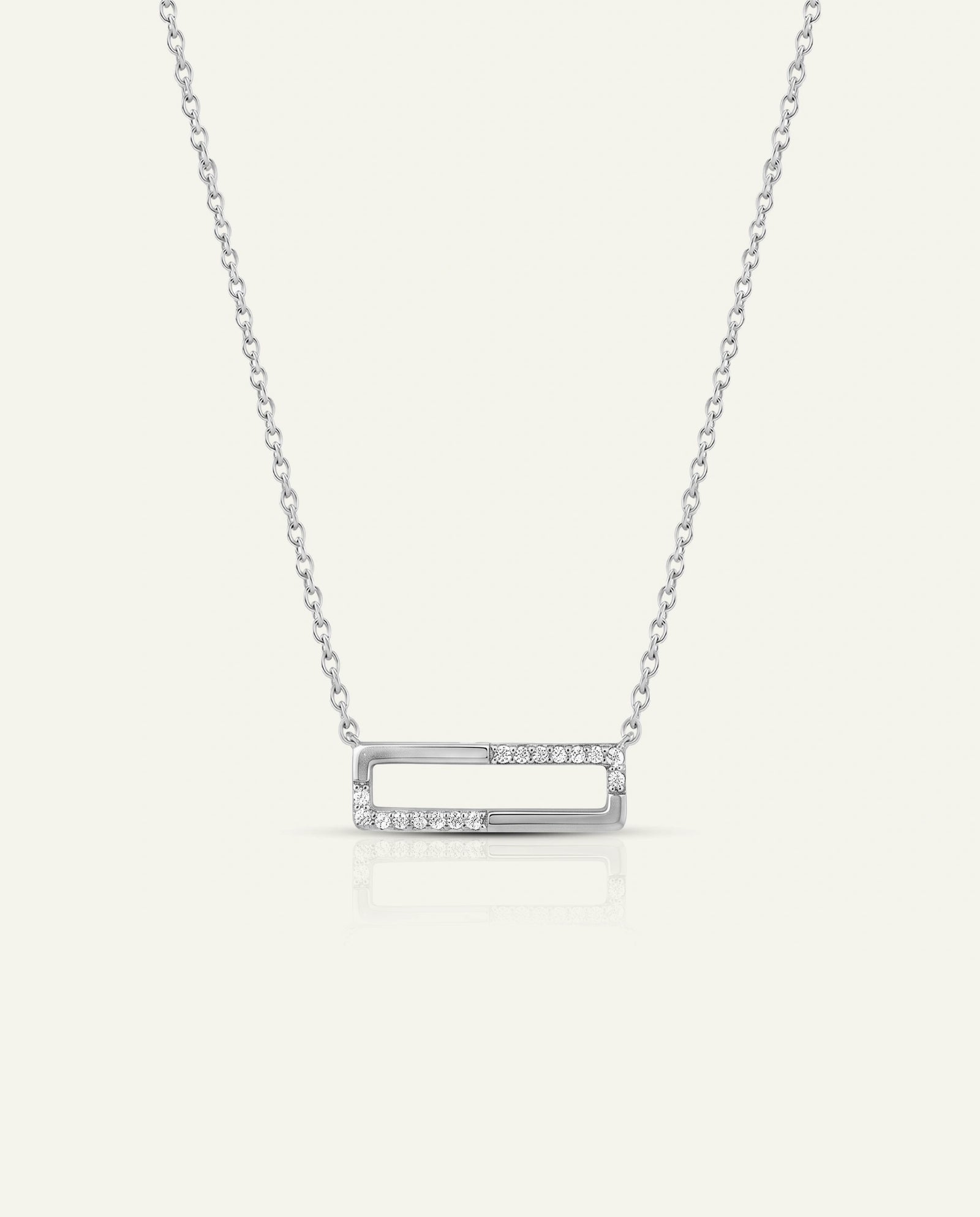 Bella By Ovani® Lab-Grown Diamond Bar Necklace