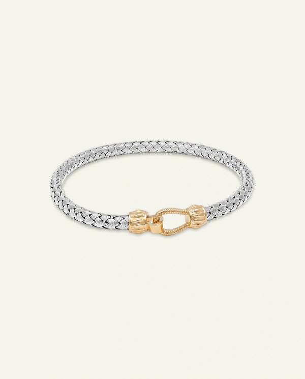 Love Spell® Two-Tone Braided Bangle