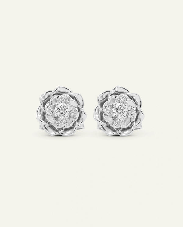 Love Spell® Lab-grown Diamond Flower Studs