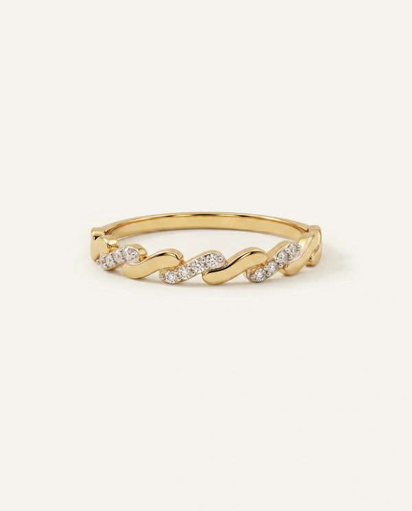 Eternal Vow Lab-grown Diamond Infinity Promise Ring - 0.06 Ct. T.W.