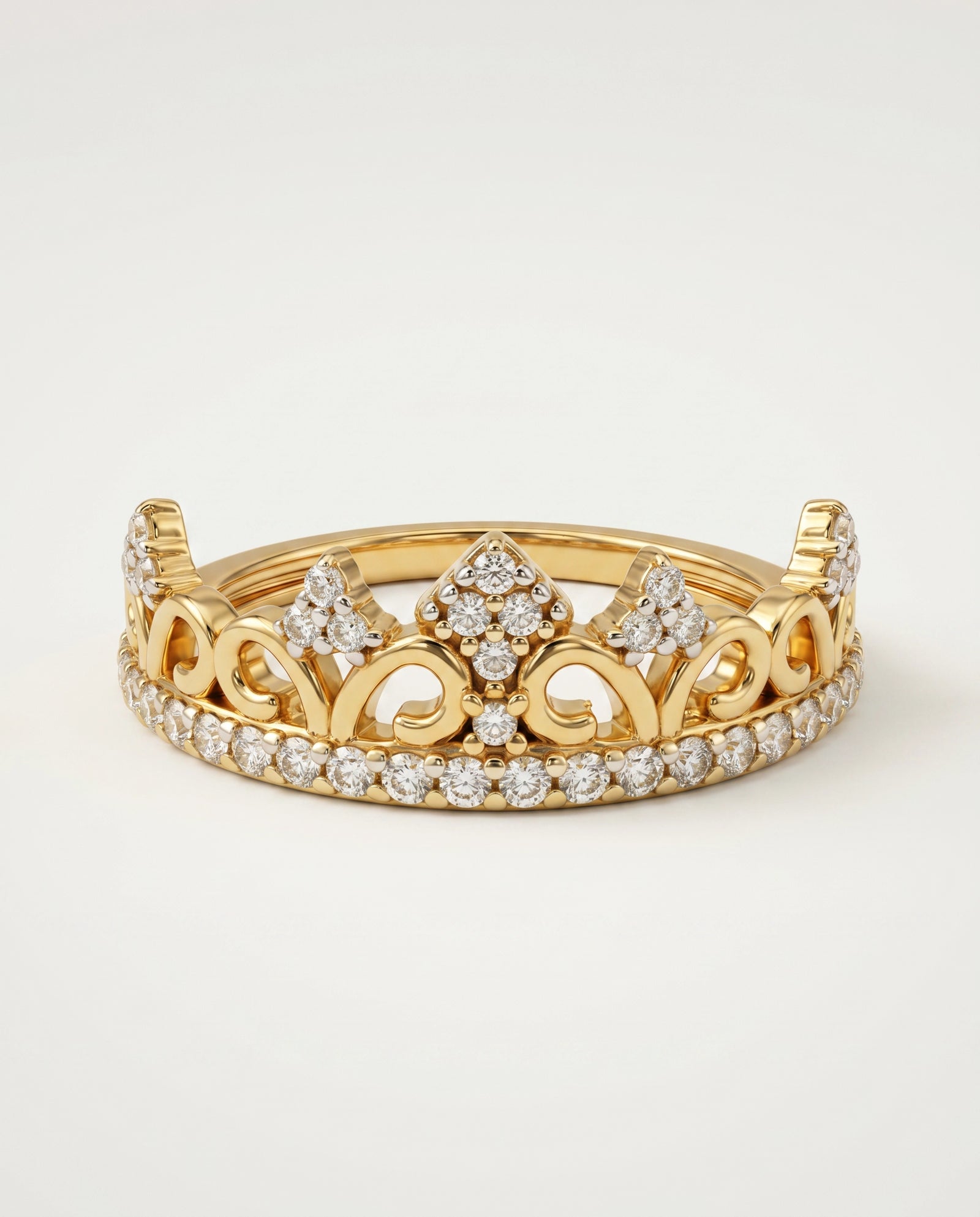 Bella by Ovani® Lab-grown Diamond Crown Ring - 0.25 Ct. T.W.