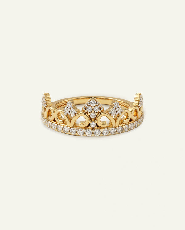 Bella by Ovani® Lab-grown Diamond Crown Ring - 0.25 Ct. T.W.