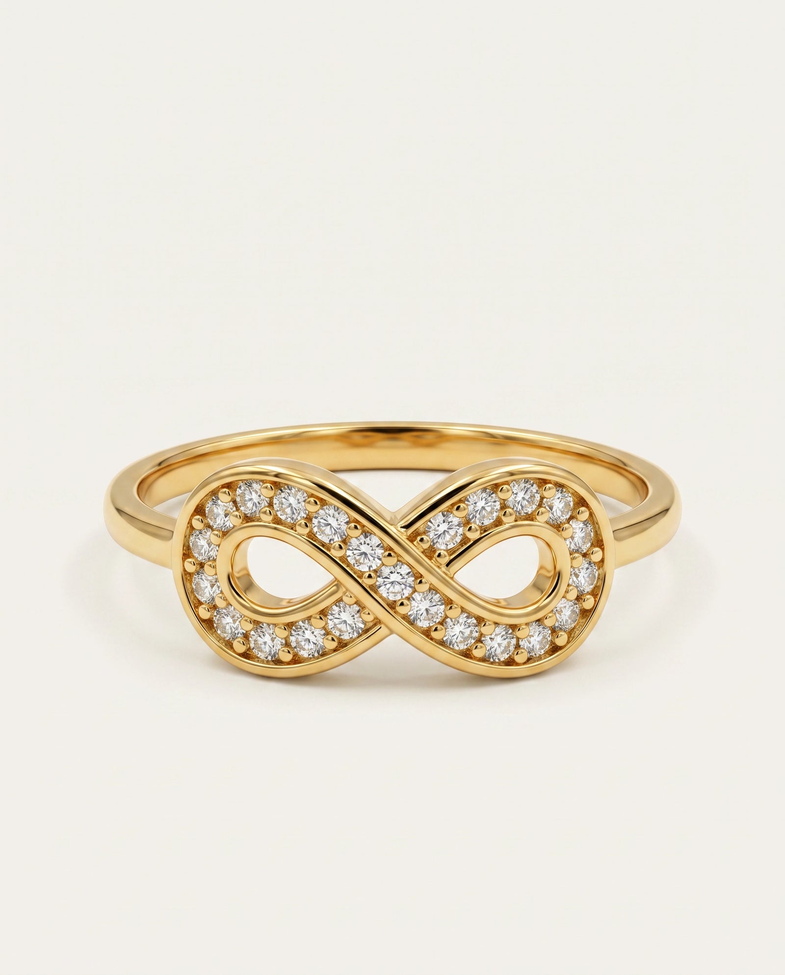 Eternal Vow Lab-grown Diamond Infinity Promise Ring - 0.14 Ct. T.W.