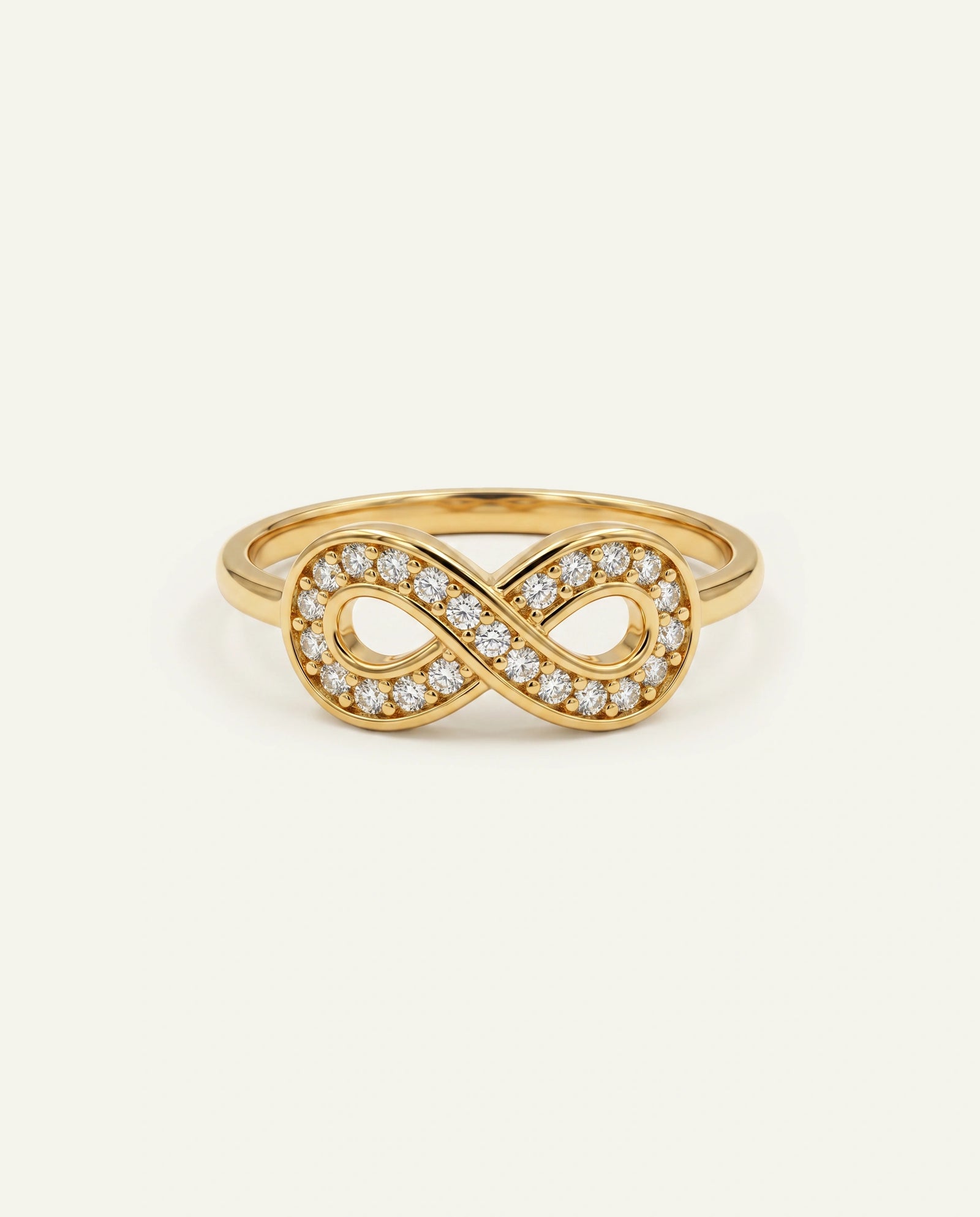 Eternal Vow Lab-grown Diamond Infinity Promise Ring - 0.14 Ct. T.W.