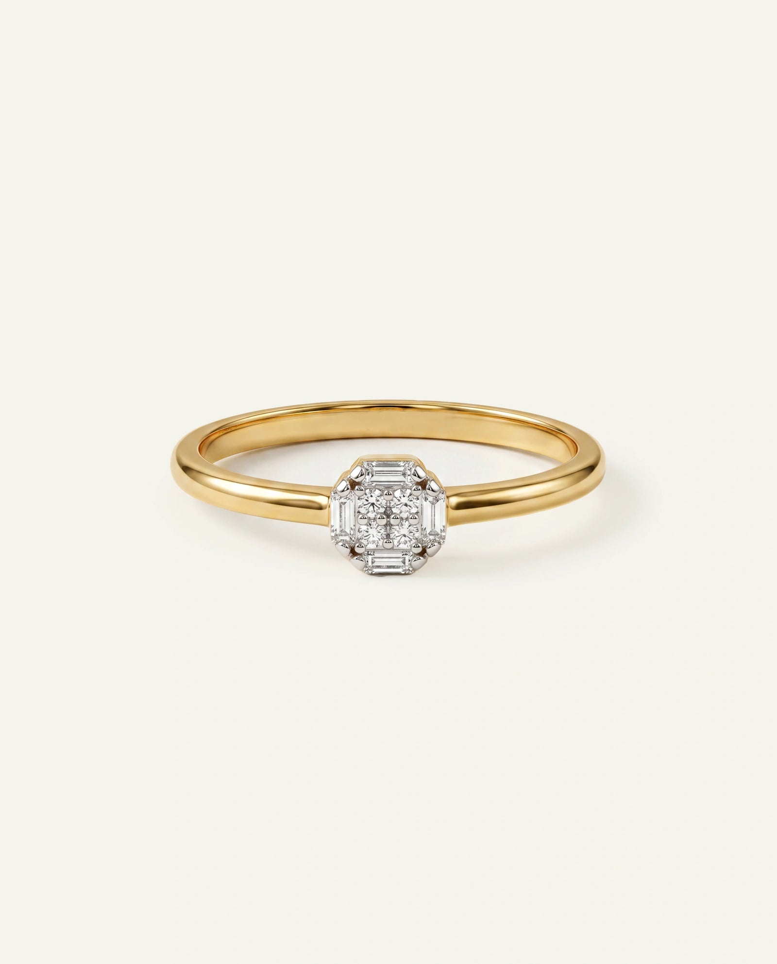 Eternal Vow Lab-grown Diamond Cluster Promise Ring - 0.10 Ct. T.W.