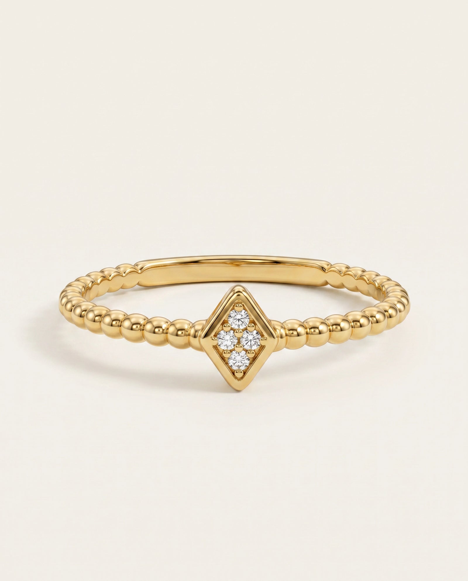 Eternal Vow Lab-grown Diamond Marquise Promise Ring - 0.02 Ct. T.W.
