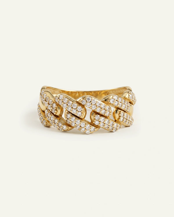 Bella by Ovani® Lab-grown Diamond Cuban Ring - 0.55 Ct. T.W.