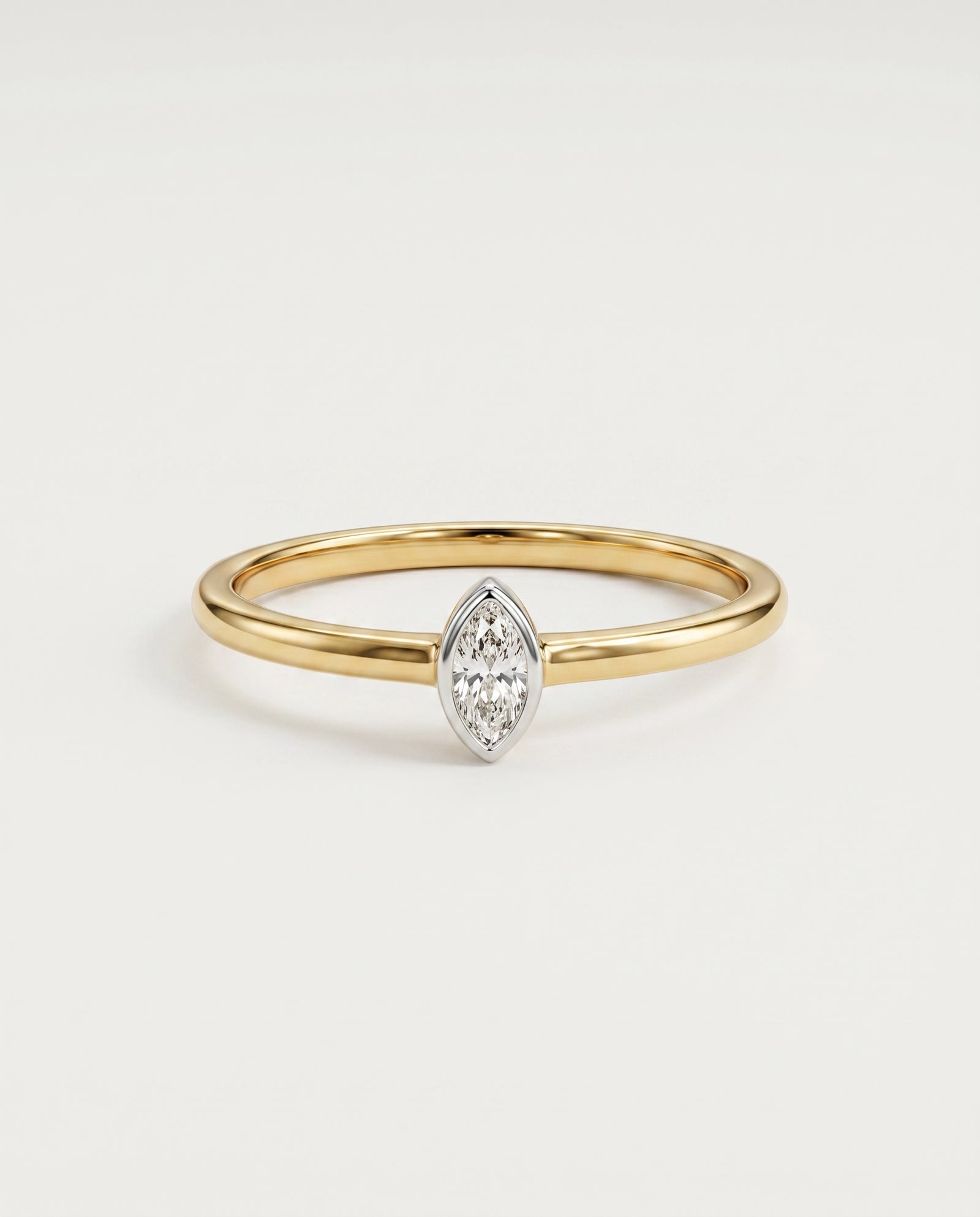 Eternal Vow Lab-grown Diamond Marquise Promise Ring - 0.10 Ct. T.W.