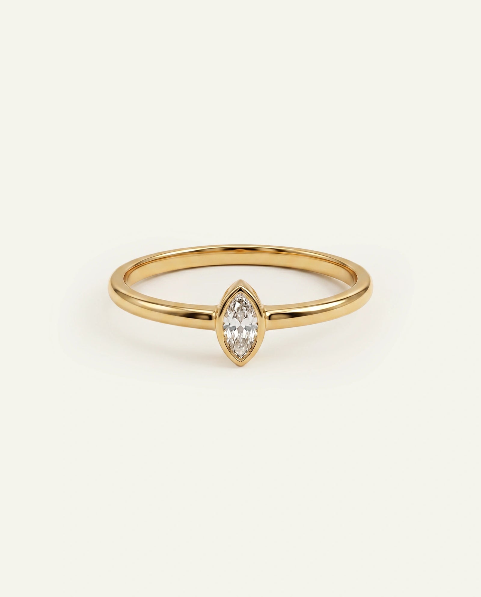 Eternal Vow Lab-grown Diamond Marquise Promise Ring - 0.10 Ct. T.W.