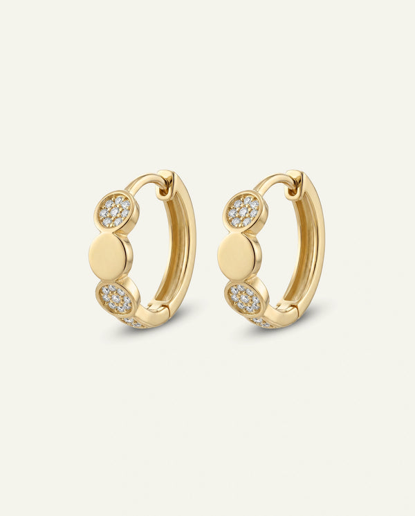 Bella by Ovani® Lab-grown Diamond Pear Hoops - 0.20 Ct. T.W.