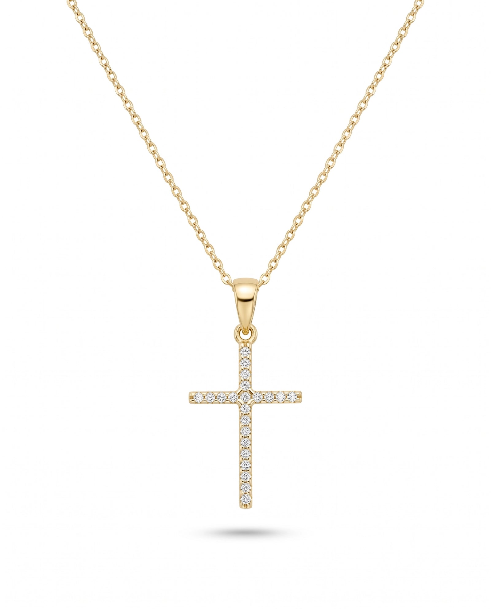 Bella by Ovani® Lab-grown Diamond Cross Pendant - 0.15 Ct. T.W.