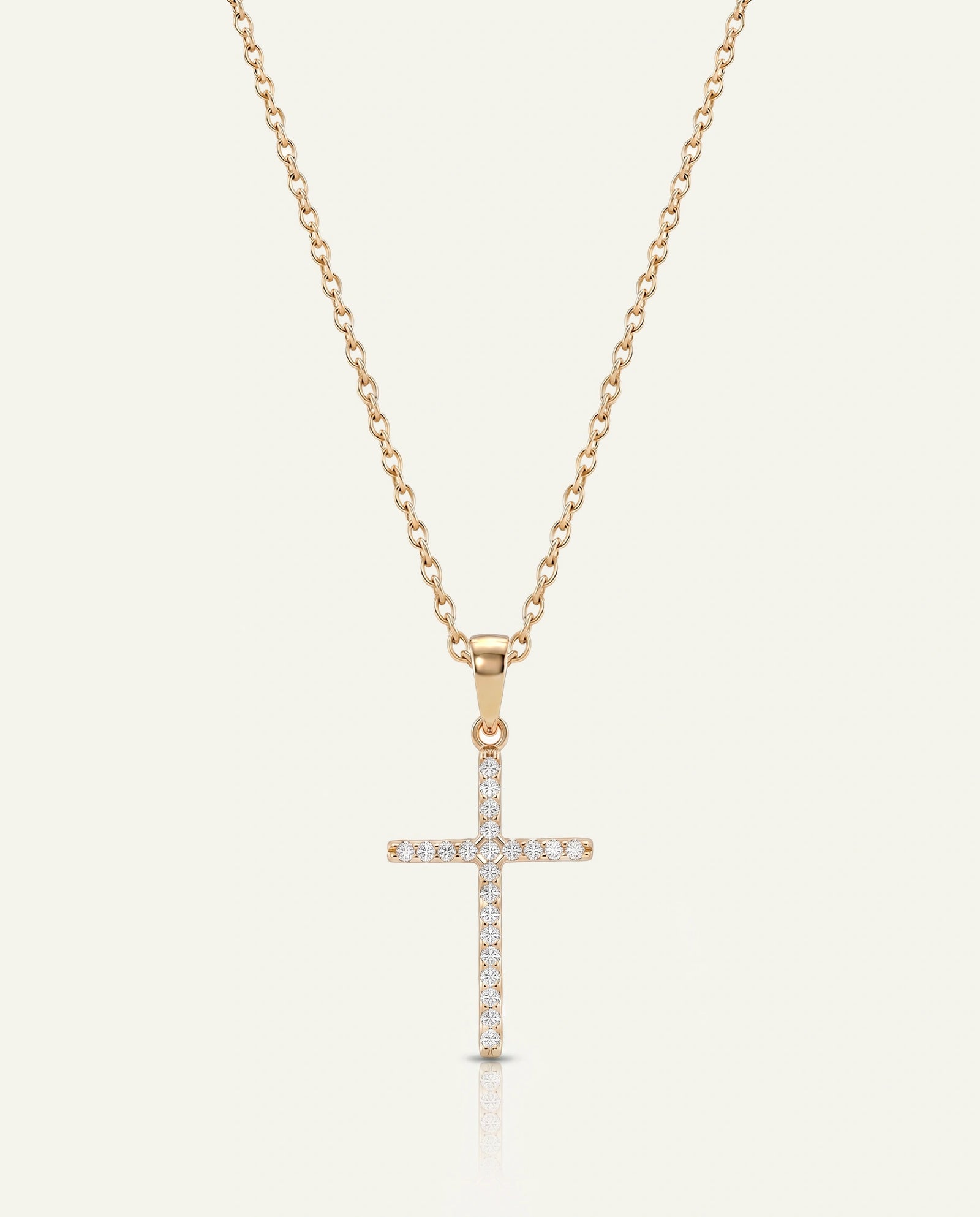 Bella by Ovani® Lab-grown Diamond Cross Pendant - 0.15 Ct. T.W.