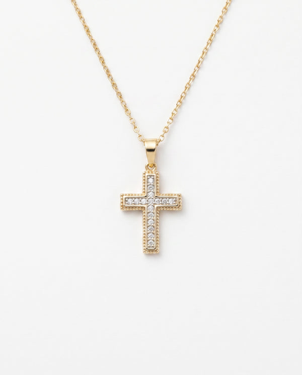 Bella by Ovani® Lab-grown Diamond Cross Pendant - 0.10 Ct. T.W.