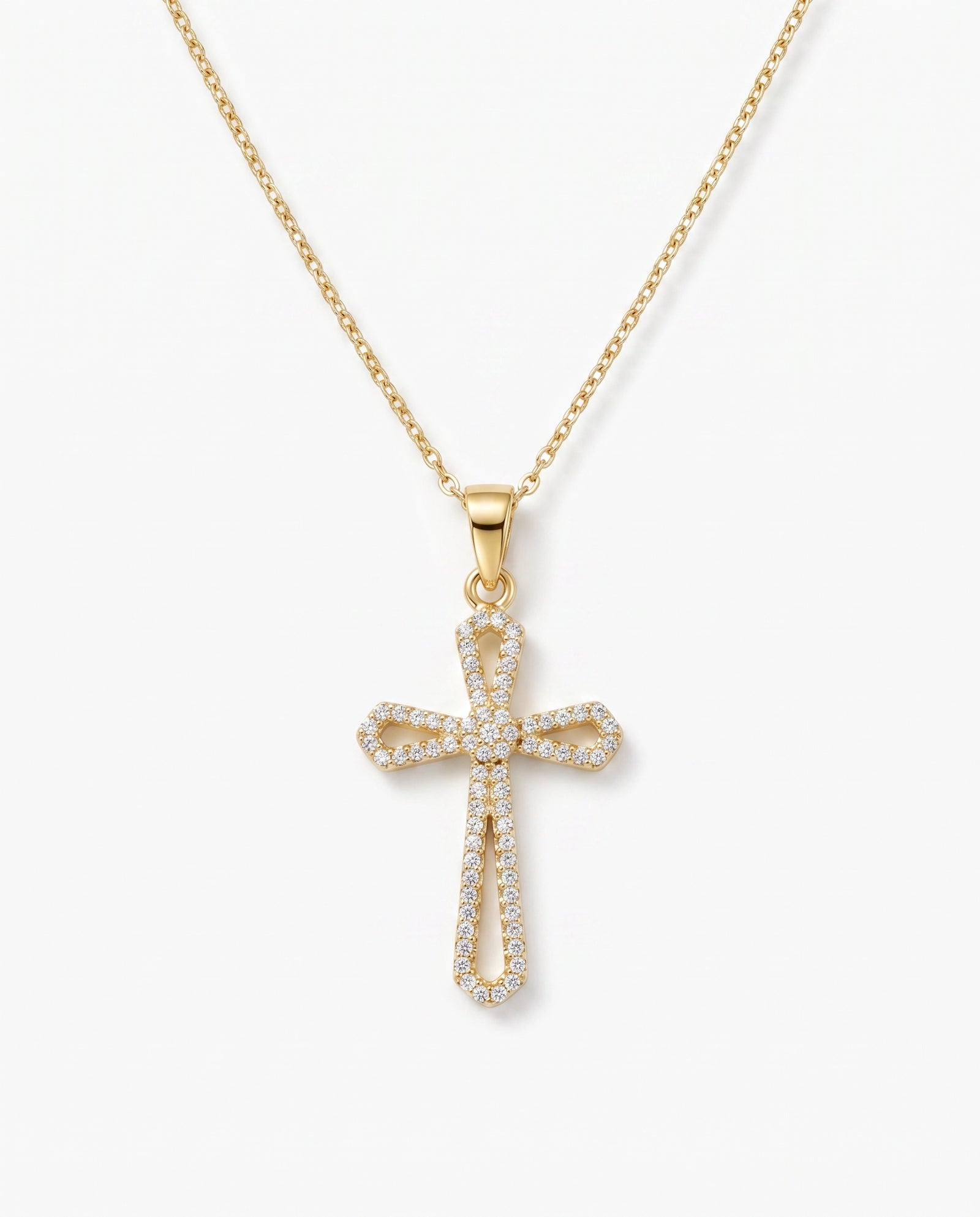 Bella by Ovani® Lab-grown Diamond Cross Pendant - 0.40 Ct. T.W.