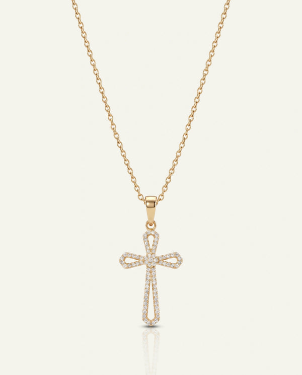 Bella by Ovani® Lab-grown Diamond Cross Pendant - 0.40 Ct. T.W.