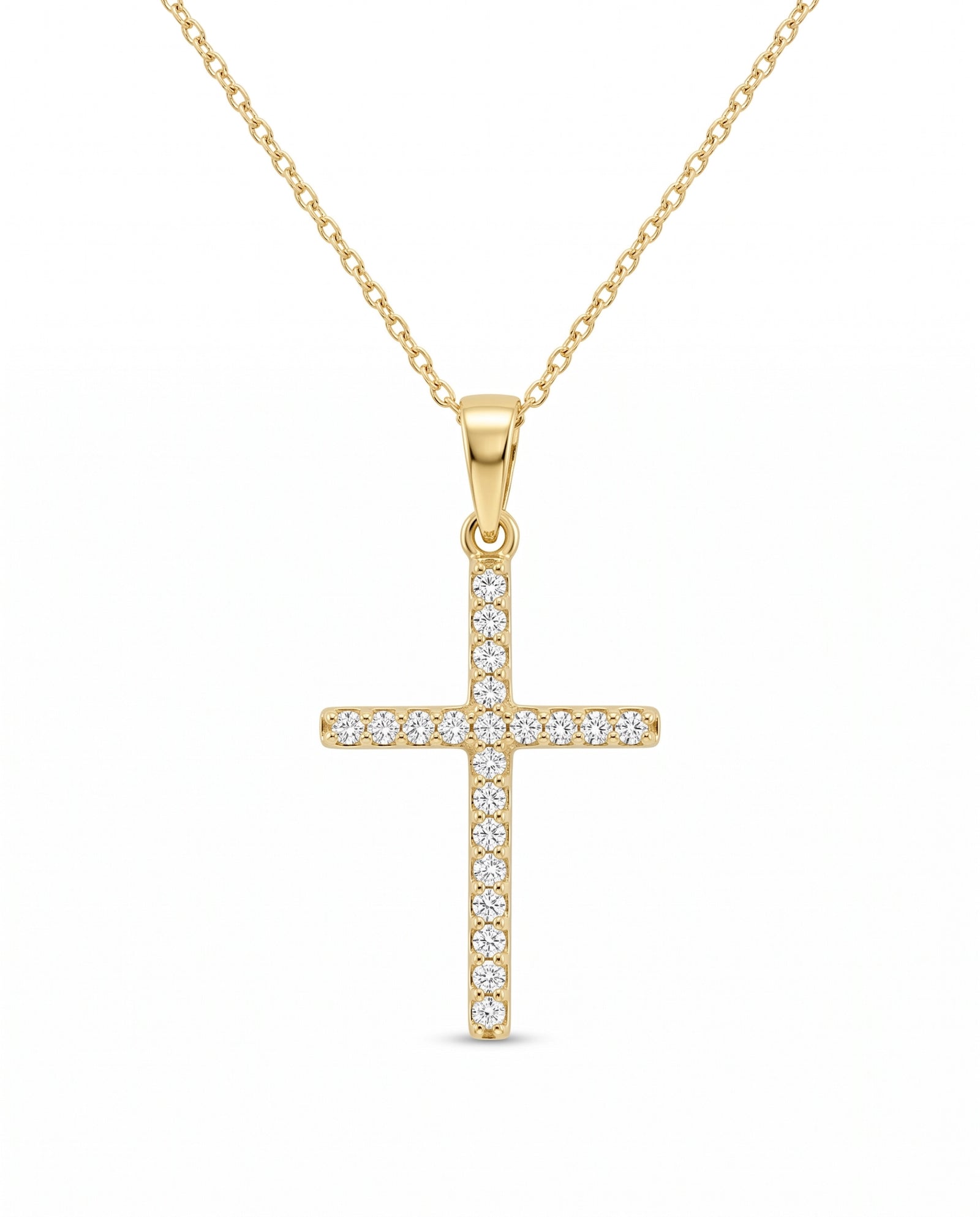 Bella by Ovani® Lab-grown Diamond Cross Pendant - 0.40 Ct. T.W.
