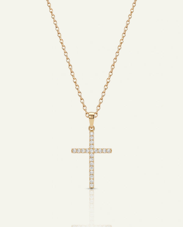 Bella by Ovani® Lab-grown Diamond Cross Pendant - 0.40 Ct. T.W.