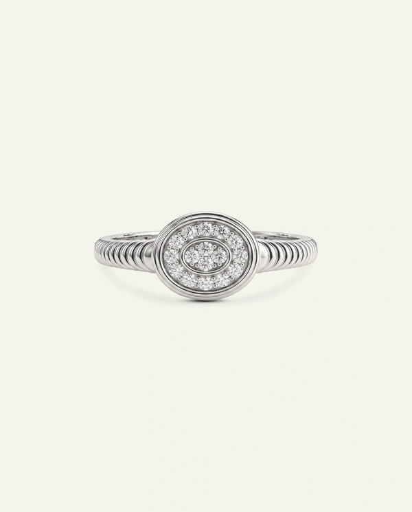 Love Spell® Lab-grown Diamond Oval Cluster Ring