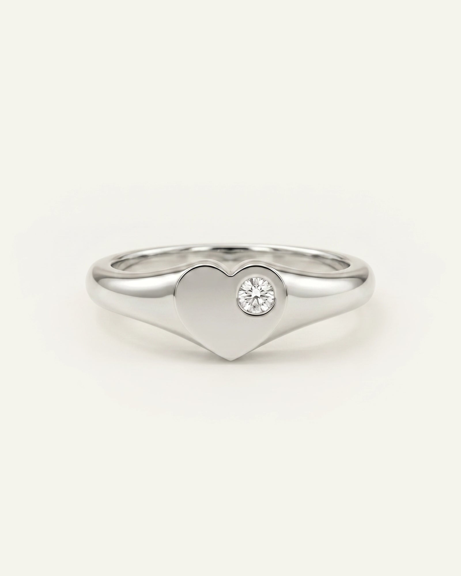 Love Spell® Lab-grown Diamond Heart Fashion Ring - 0.10 Ct. T.W.