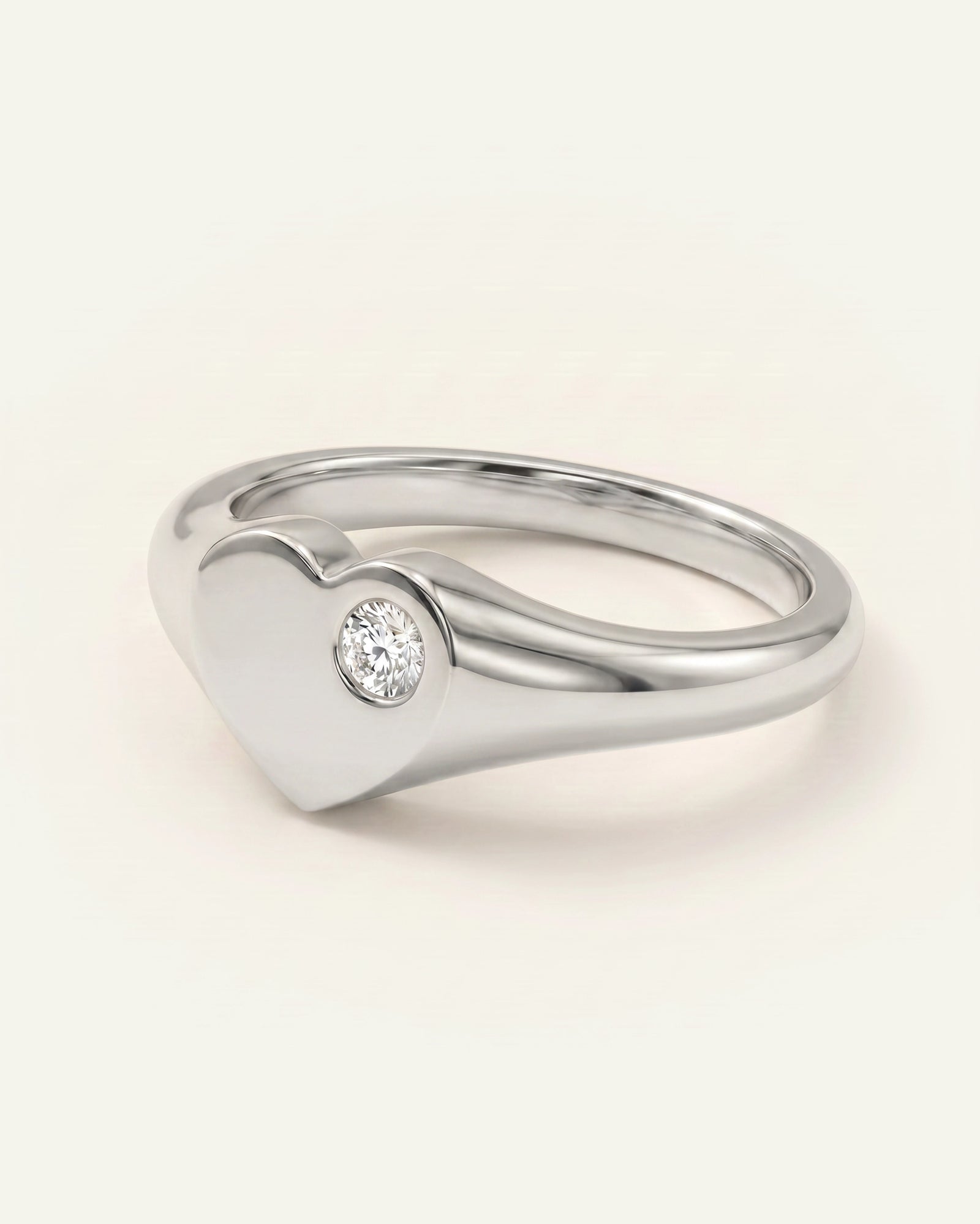 Love Spell® Lab-grown Diamond Heart Fashion Ring - 0.10 Ct. T.W.