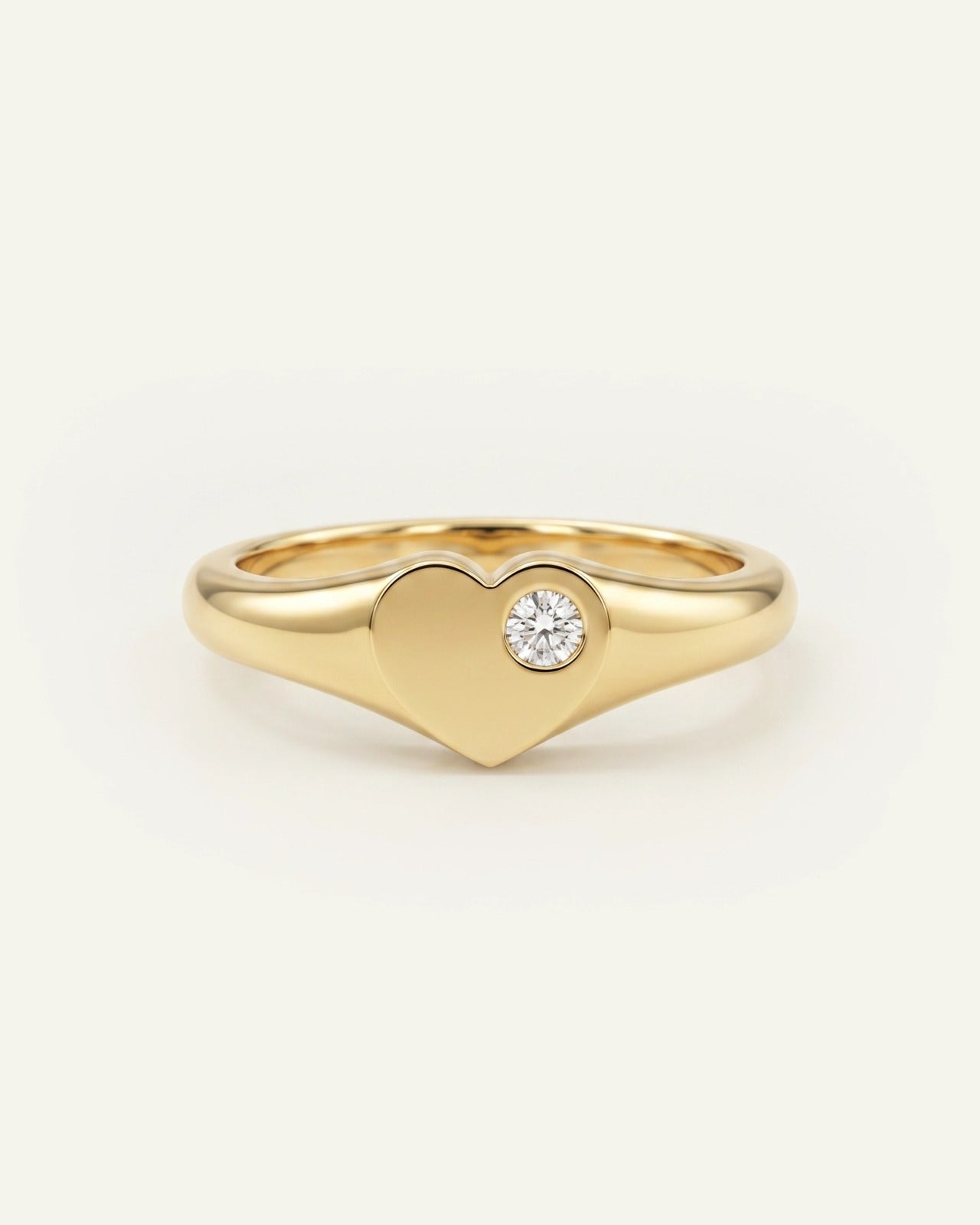 Love Spell® Lab-grown Diamond Heart Fashion Ring - 0.10 Ct. T.W.