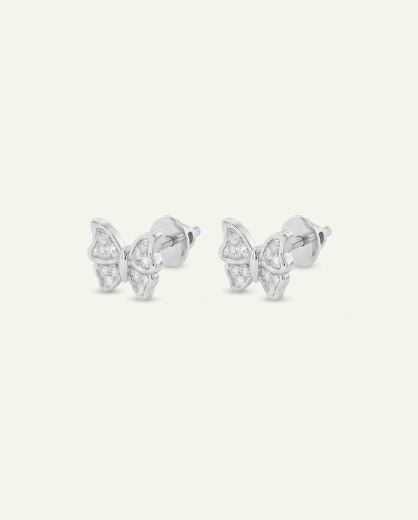 Love Spell® Lab-grown Diamond Butterfly Studs