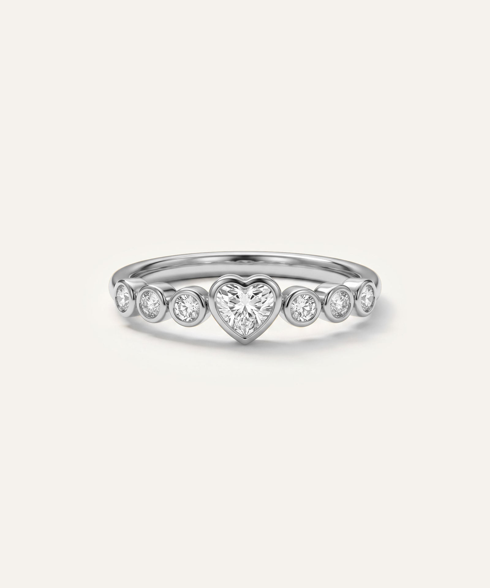 Eternal Vow Lab-grown Diamond Heart Promise Ring