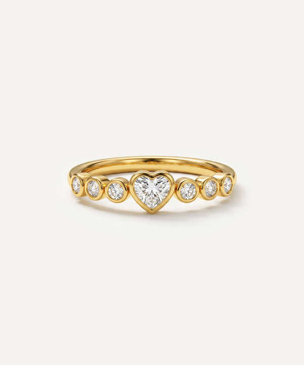 Eternal Vow Lab-grown Diamond Heart Promise Ring