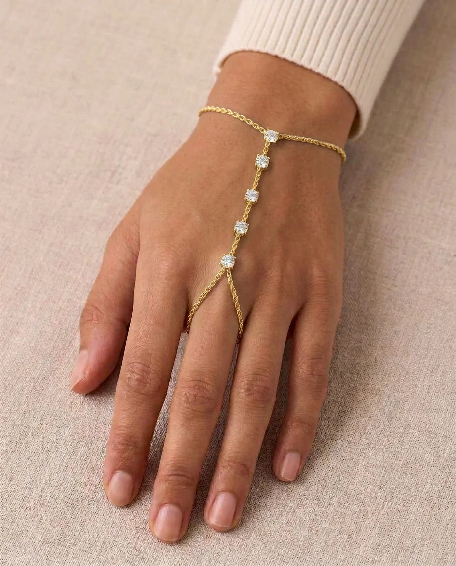 Bella by Ovani® Lab-grown Diamond Hand Chain